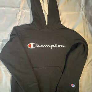 Champion Black Hoodie for Kids